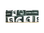 COL Michigan State Block Fleece Fabric