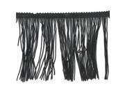 4 Black Poly Chain Fringe