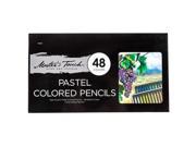 48 Color Pastel Colored Pencils