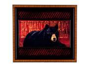 Beware of Bears Framed Wall Art
