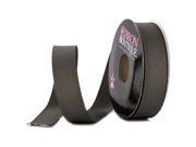 5 8 Gray Matte Grosgrain Ribbon