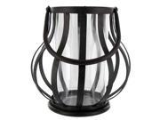 Metal Candle Lantern with Glass Handle