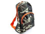 Camouflage Orange Mini Backpack