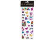 Happy Easter Puffy Stickers