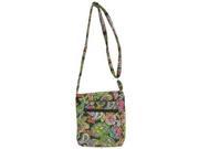 Multi Color Paisley Quilted Crossbody Purse