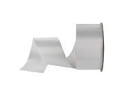 2 White Double Face Satin Ribbon