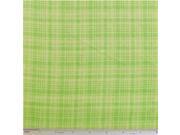 FLN Green Plaid Flannel Fabric