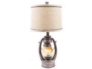 Vintage Resin Lantern Table Lamp