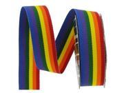 7 8 Rainbow Roman Stripe Ribbon