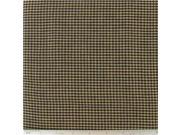CCW1 33 Black Tan Homespun Mini Check Fabric