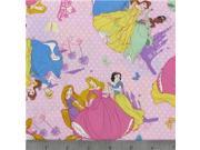 CCT6 19 Pink Disney Princesses Fabric