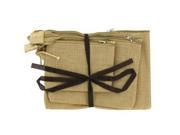 Natural Jute Cosmetic Bag Set