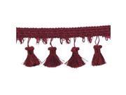 2 Toledo Wine Tassel Fringe