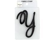 Large Monogram Fabric Stamp Y