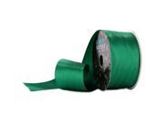 2 Emerald Silky Double Face Satin Ribbon