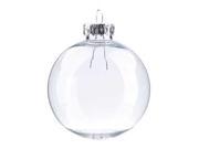 2 1 2 Clear Plastic Ornament Ball