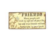 Friends Wood Wall Sign