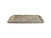 Oversized Distressed Wood Tray