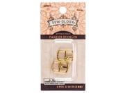 8mm Antique Gold Fashion Buckles