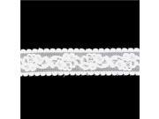 3 4 White Flat Nylon Lace Trim