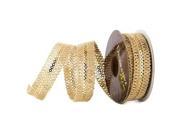 5 8 Jute Gold Sequin Trim