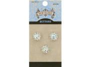 12mm Crystal AB Rhinestone Buttons