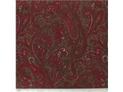 CCW10 8 Red Brown Paisley Fabric
