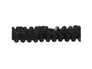 7 8 Black 2 Row Stretch Sequin Trim