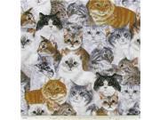 CCT3 26 Packed Cats Fabric