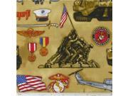 CCT2 35 United We Stand U.S. Marines Fabric