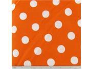 CCW8 34 Large Dots on Tangerine Fabric