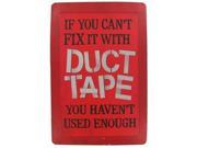Duct Tape Embossed Tin Sign From TheCraftyCrocodile