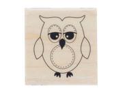Ollie Owl Rubber Stamp From TheCraftyCrocodile