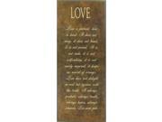 Love is Patient Wood Wall Plaque