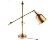 Gold Swing Arm Desk Lamp