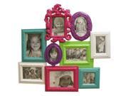 Multi Photo Frame with 9 Openings