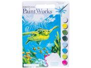 Swimming Turtle Paint by Number Kit