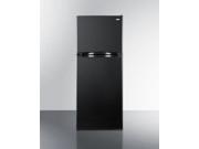 Summit FF1078BIM 24 Top Freezer Refrigerator with 9.8 Cu. Ft. Capacity Icemaker Frost Free Operation Fruit
