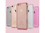 Premium Luxury Ultra Thin Electroplated Clear TPU Back Case for iPhone 6 Plus 6s Plus