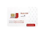 New Rogers CANADA 4G LTE Multi Sim Card Nano Micro Standard 3 in 1 Combo
