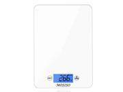 Mosiso Ultra Thin Touch Professional Digital Kitchen Scale 11 lbs Edition Tempered Glass