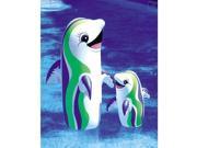 Dancing Dolphin Inflatable Bop Floating Toy for Swimming Pool Pair