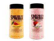 Spazazz Aromatherapy Spa and Bath Crystals Honey Mango Sweet Pea Apple 17 oz