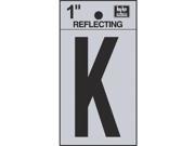 1 REFLECT LETTER K RV15 K Contains 10 per case