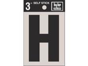 3 BLK VINYL LETTER H 30418 Contains 10 per case