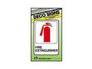 5X7 FIRE EXTINGSHER SIGN D 16