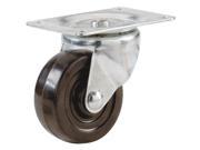 2 RUBBER SWIVEL CASTER 9477