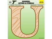 7 POLY LETTER U GB 7 U