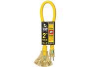 2' 12/3 3-Outlet Cord 2882 Woods Ind. Unit: EACH 2' 12/3 3-Outlet Cord 2882 Woods Ind. Unit: EACH