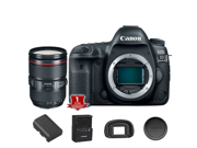 Canon EOS 5D Mark IV DSLR Camera Body Only International Model with 24 105mm f 4L II Lens Kit